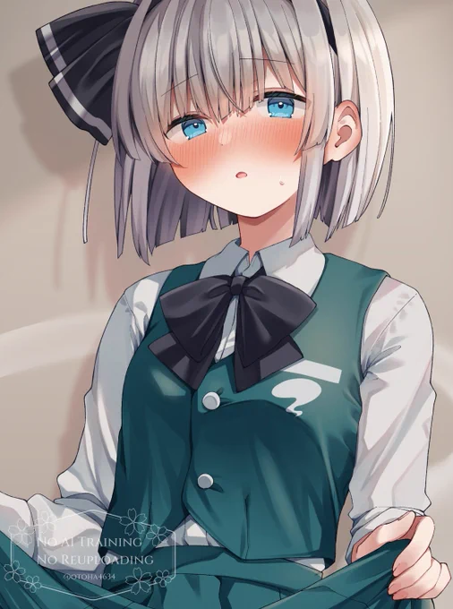 妖夢ちゃんSkeb絵納品しました!リクエストありがとうございました 