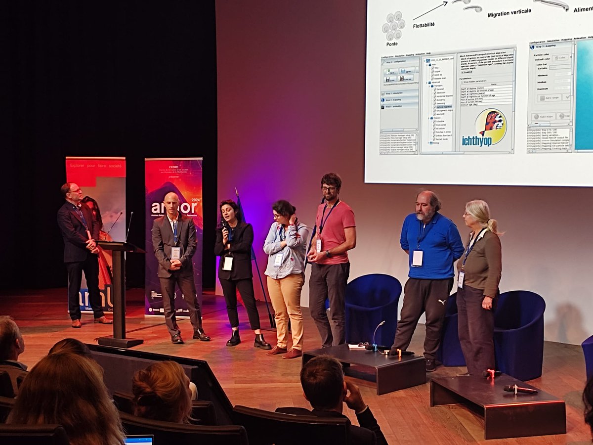 🏅 Félicitations à nos scientifiques #IRD Nicolas Barrier, Christophe Lett, Philippe Verley, ainsi qu'à Gwendoline Andres, ingénieure <a href="/oslandia/">Oslandia</a> 

👏 Lauréats du prix #scienceouverte catégorie "Scientifique et technique" pour leur logiciel libre #Ichthyop : documentation.ichthyop.org