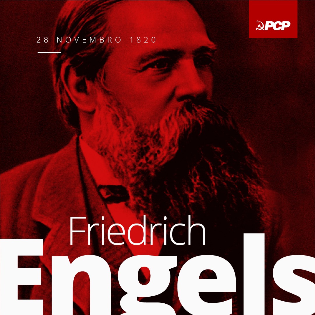 A 28 de Novembro de 1820 nasceu o filósofo e político Friedrich Engels em Barmen, na província prussiana do Reno, actual Alemanha.
Para além de autor de várias obras cuja característica principal é a elaboração das teorias do materialismo histórico, Engels foi, juntamente com