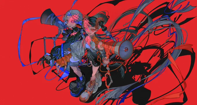 VESPERBELL様のカバー動画『ADAMAS』のイラストを担当させていただきました!新ビジュアル最初のカバー動画のイラストを担当させていただけて光栄でした・・!是非よろしくお願い致します#VESPERBELL 
