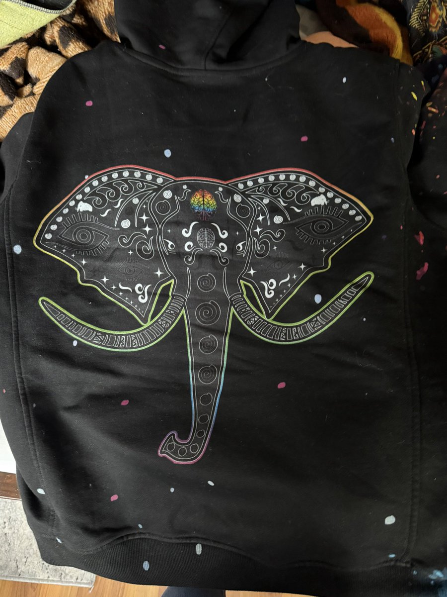 ChrnclsofSam's tweet image. My latest rave purchase when I saw Wooli in Boston 11/16. This hoodie &amp;amp; pashmina are officially my emotional support winter attire! #wooli #ravemerch #chrnclsofsam #chroniclesofsam #ravemama #edm #edmislife #woolimerch #emotionalsupportclothes #woolihoodie #woolipashmina