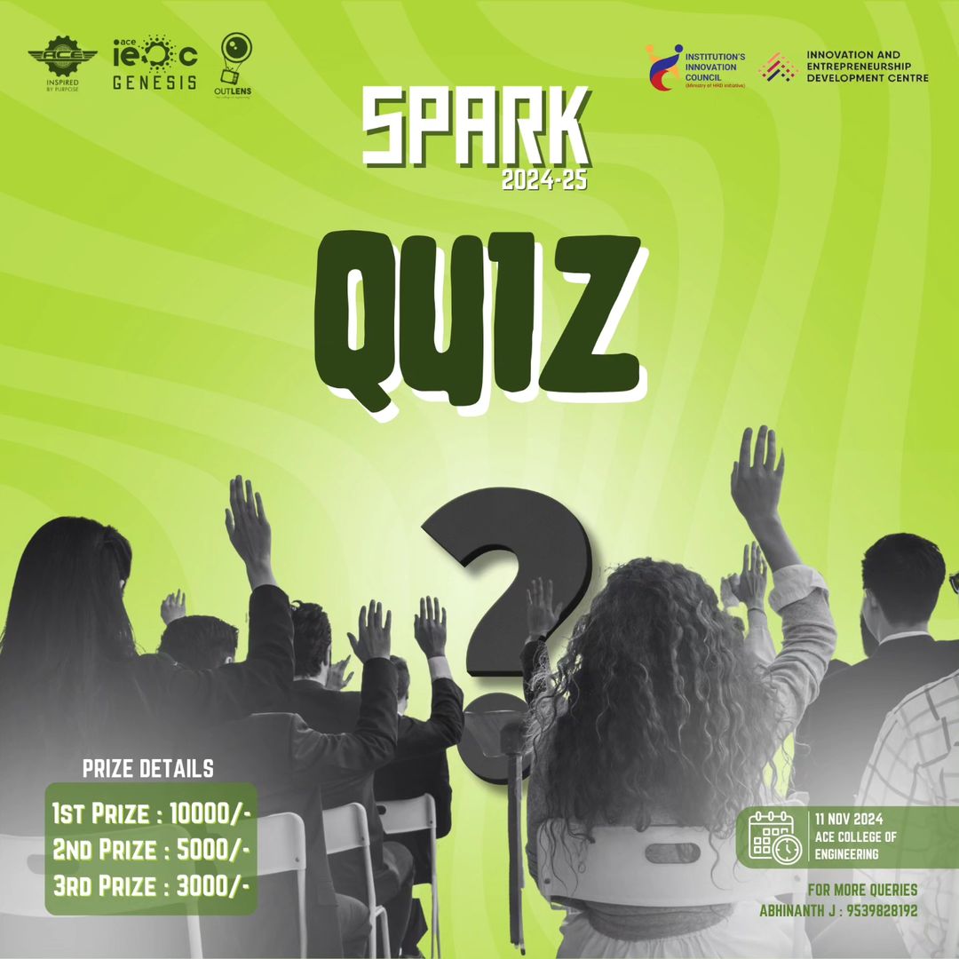 iedciicace's tweet photo. 🔥 Spark 24-25 at ACE College of Engineering brought together school students for an exciting weekend of competitions! 🎨🤖🧩 From poster making to robotics, quizzes, and puzzle rooms, it was a blast! Organized by college, admin, faculty &amp; students.
#ACECollege #IEDCGENESIS https://t.co/EUJFUEjTvA