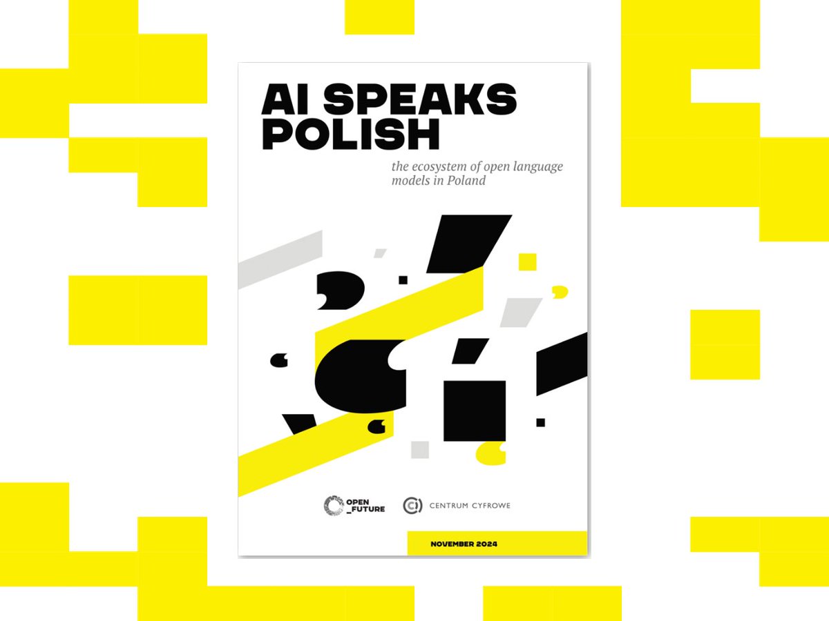 OpenFutureEU's tweet image. Our new report with @centrumcyfrowe analyses how small language models built as Digital Commons can compete with commercial ones and help fight concentrations of power in AI. Two case studies from Poland offer learnings for debates on #publicAI.
🔗 Read: openfuture.eu/publication/ai…