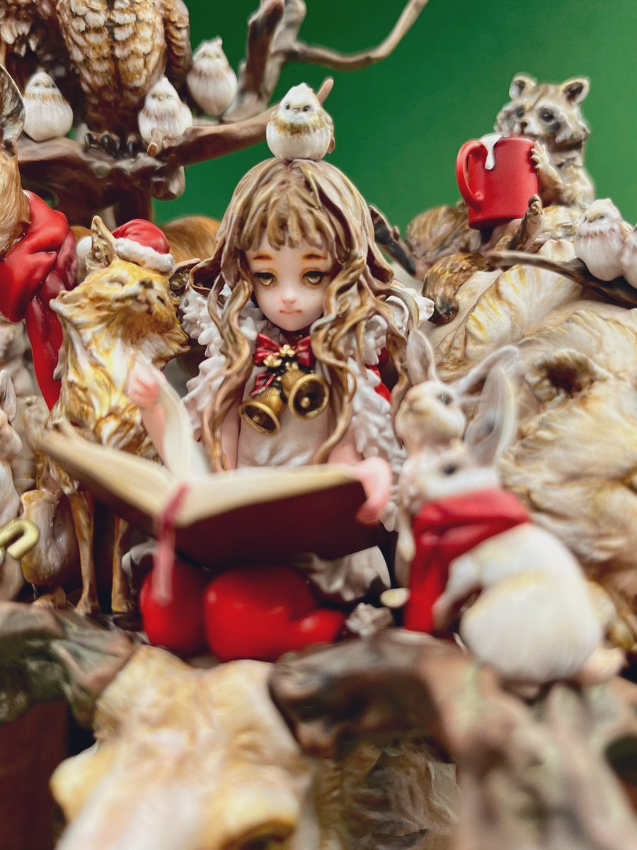 lichico's tweet image. やっと写真撮れた
一目惚れして購入してめちゃくちゃ楽しく作れました
素敵な原型ありがとうございます！
クリスマスに間に合って良かった🎄
原型　Enter Ryu様　@BadZrlwt 
#ガレージキット