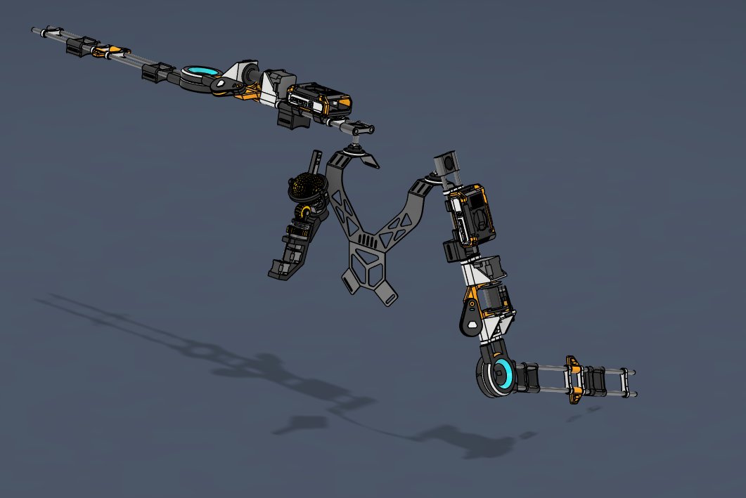 dawnbreak3r104's tweet photo. You ever design something that you wish you could afford to make? Here's an early exoskeleton I developed about 3 years ago for a close friend of mine who couldn't use their arms.

One day I will get there https://t.co/A5fTwwflVF