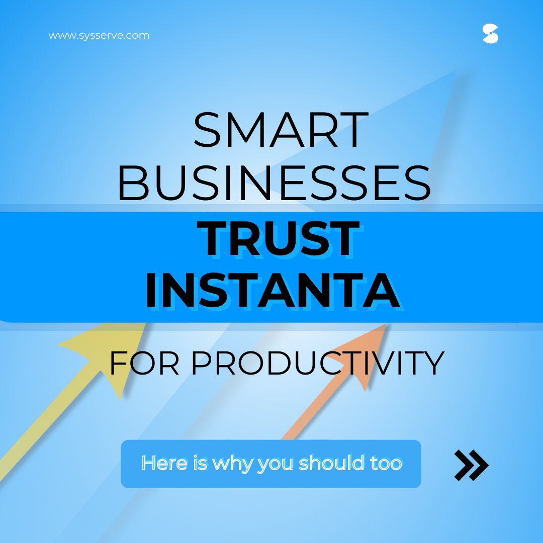 sysserve's tweet image. 📈 Join the growing list of businesses that trust Instanta for secure, integrated, and flexible solutions.

Ready to take your operations to the next level?  Book Demo with us

#Instanta #ProductivitySolution #EAMS