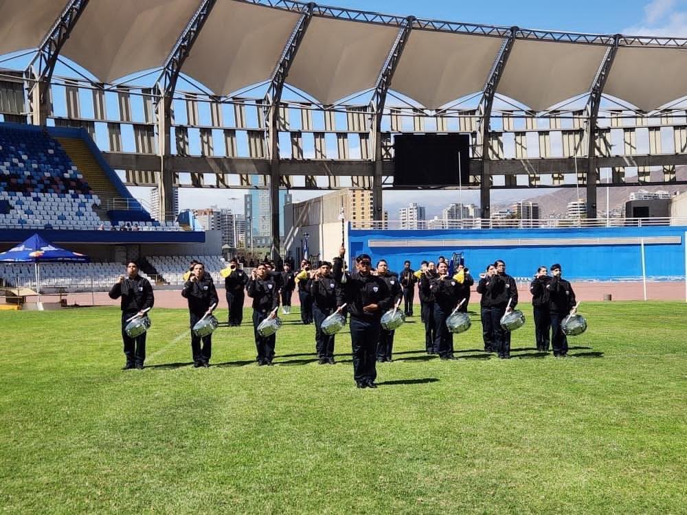 #Tocopilla: bandas de guerra Legión del Norte y Cazadores del Desierto ganan en competencia nacional de bandas desarrolladas en Antofagasta.