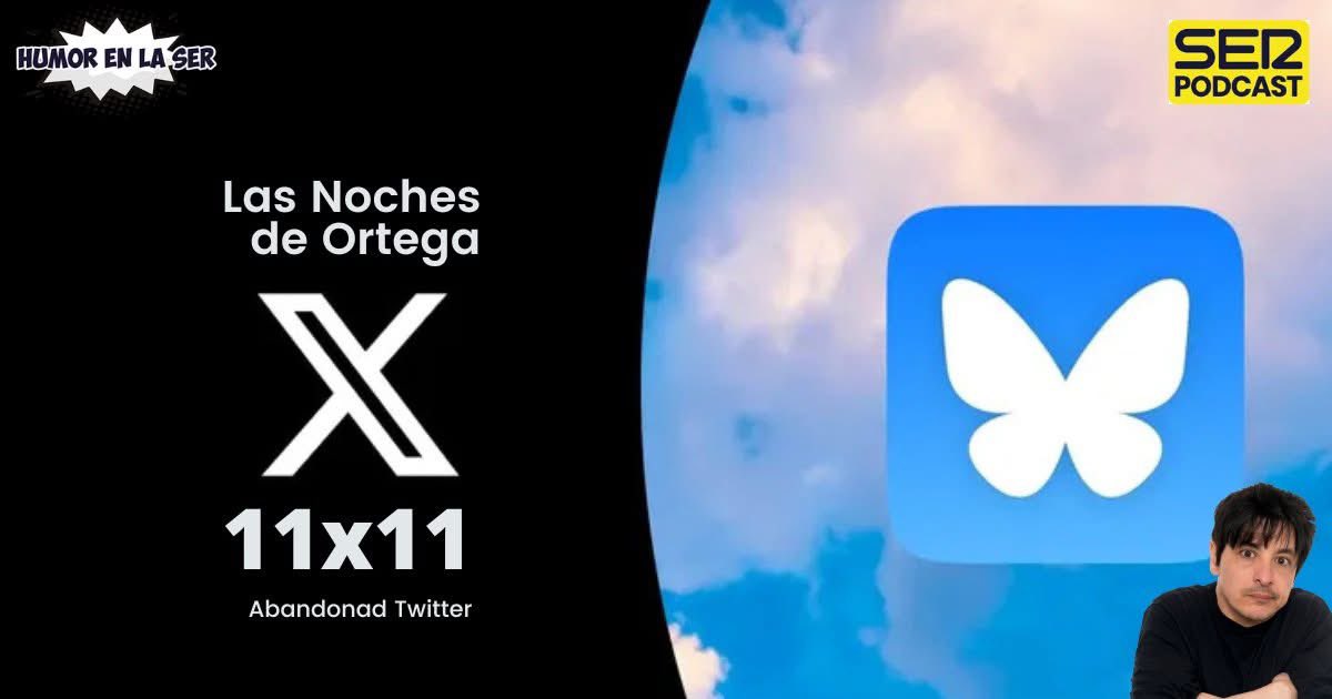 🗣 ¿Os había dicho que me voy de Twitter?

📻 SER Podcast: bit.ly/4ekvF8L 
🟢 Spotify: spoti.fi/4cUONJy
🟠 Ivoox: bit.ly/3Tp21Yh
🖥 Youtube youtube.com/c/LasNochesdeO…