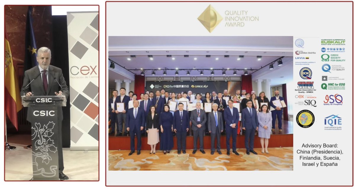 Fernando Sierra, explica los objetivos de los #CentrosCEX y los #PremiosQIA competición internacional en la que España participa desde hace ocho años #QualityInnovationAward
