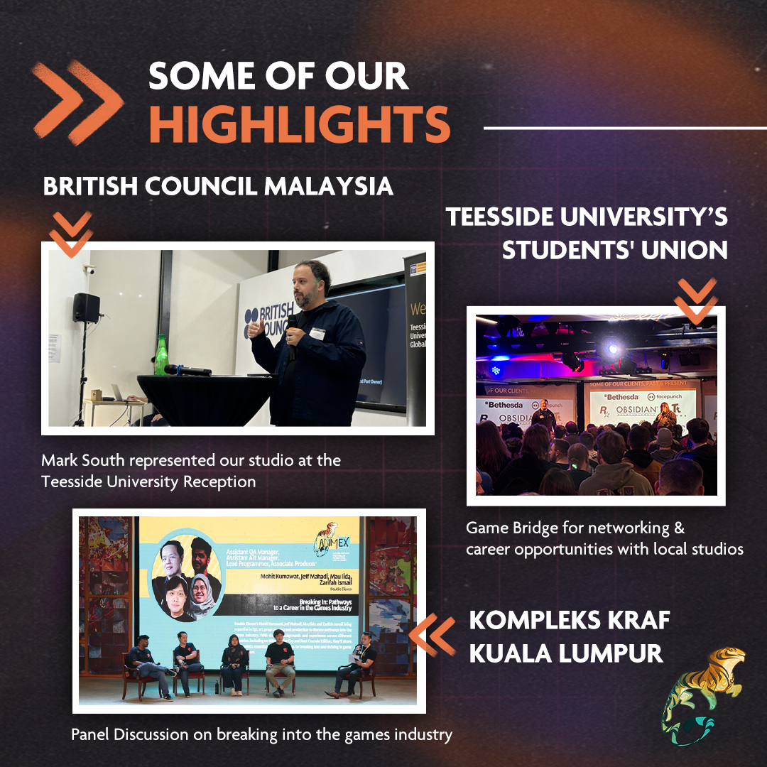 Double Eleven -Blindfire is out now! 🚨 (@doubleelevenltd) on Twitter photo <a href="/AnimexFestival/">Animex Festival</a> 2024 was incredible! As headline sponsor, we proudly took part in talks, roundtables, <a href="/Game_Bridge/">Game Bridge</a>, portfolio reviews & showcased our PlacementProgramme. Thanks to Teesside University and all participants for a great celebration of animation, games & VFX. <a href="/AnimexFestival/">Animex Festival</a> 2024 was incredible! As headline sponsor, we proudly took part in talks, roundtables, <a href="/Game_Bridge/">Game Bridge</a>, portfolio reviews & showcased our PlacementProgramme. Thanks to Teesside University and all participants for a great celebration of animation, games & VFX.