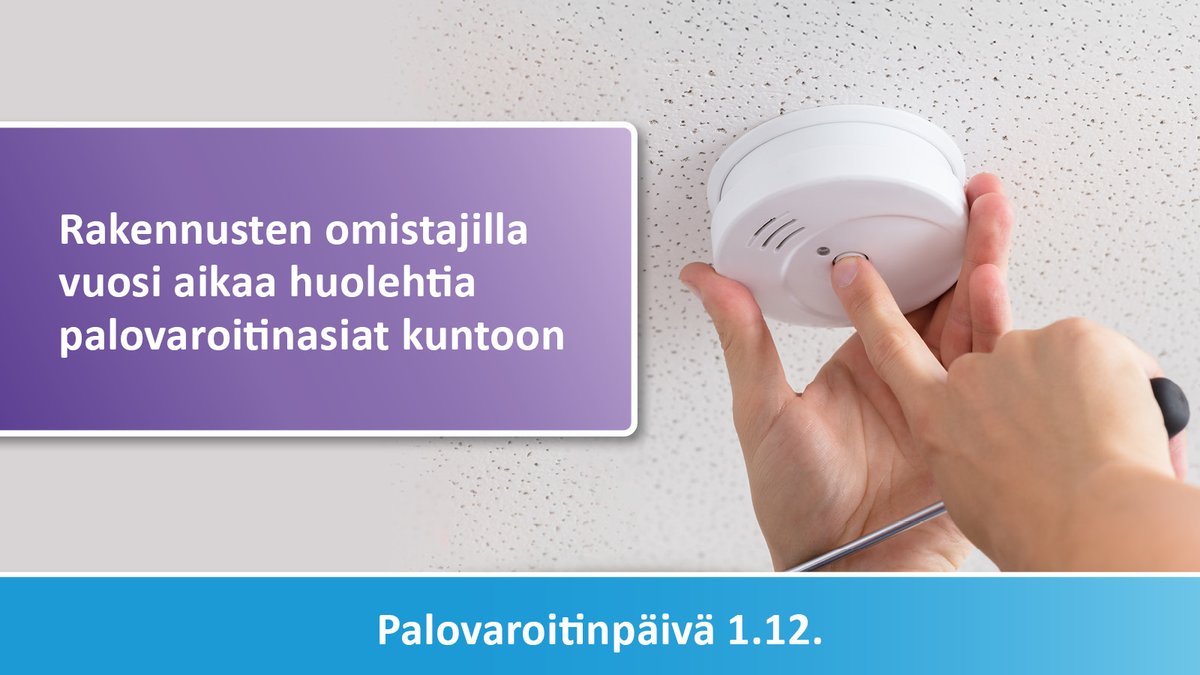 Tänään vietetään palovaroitinpäivää! 🚨 

Muistutamme tänään erityisesti laitteiden paloturvallisesta lataamisesta sekä palovaroittiminen testaamisesta.

👉rakli.fi/rakli-tiedotta…

#paloturvallisuusviikko