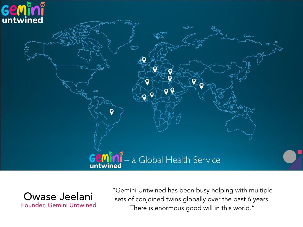 Gemini Untwined (@guntwined) on Twitter photo “There is enormous good will in this world” - <a href="/DrOJeelani/">Noor Ul Owase Jeelani</a>
These life changing surgeries are not possible without the generosity of our donors. Please consider donating here: geminiuntwined.org “There is enormous good will in this world” - <a href="/DrOJeelani/">Noor Ul Owase Jeelani</a>
These life changing surgeries are not possible without the generosity of our donors. Please consider donating here: geminiuntwined.org