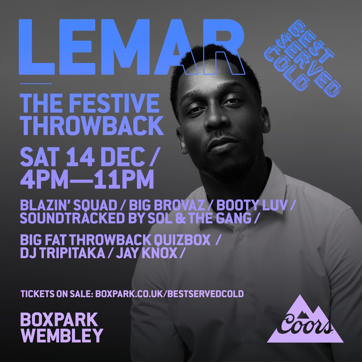 Lemar to Headline Noughties Festive Throwback at BOXPARK Wembley!

MORE INFO 👉 theartsshelf.com/2024/11/27/lem…

#NoughtiesFestiveThrowback