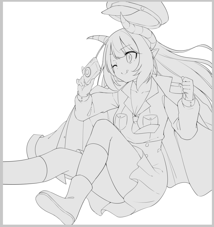 チアキ描いてる 