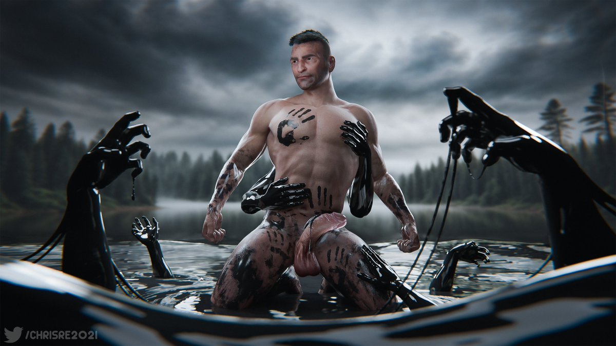 It was supposed to be something like desktop wallpaper. 👉👈
#DBD #DBDfanart #DeadbyDaylight #Gay #DavidKing