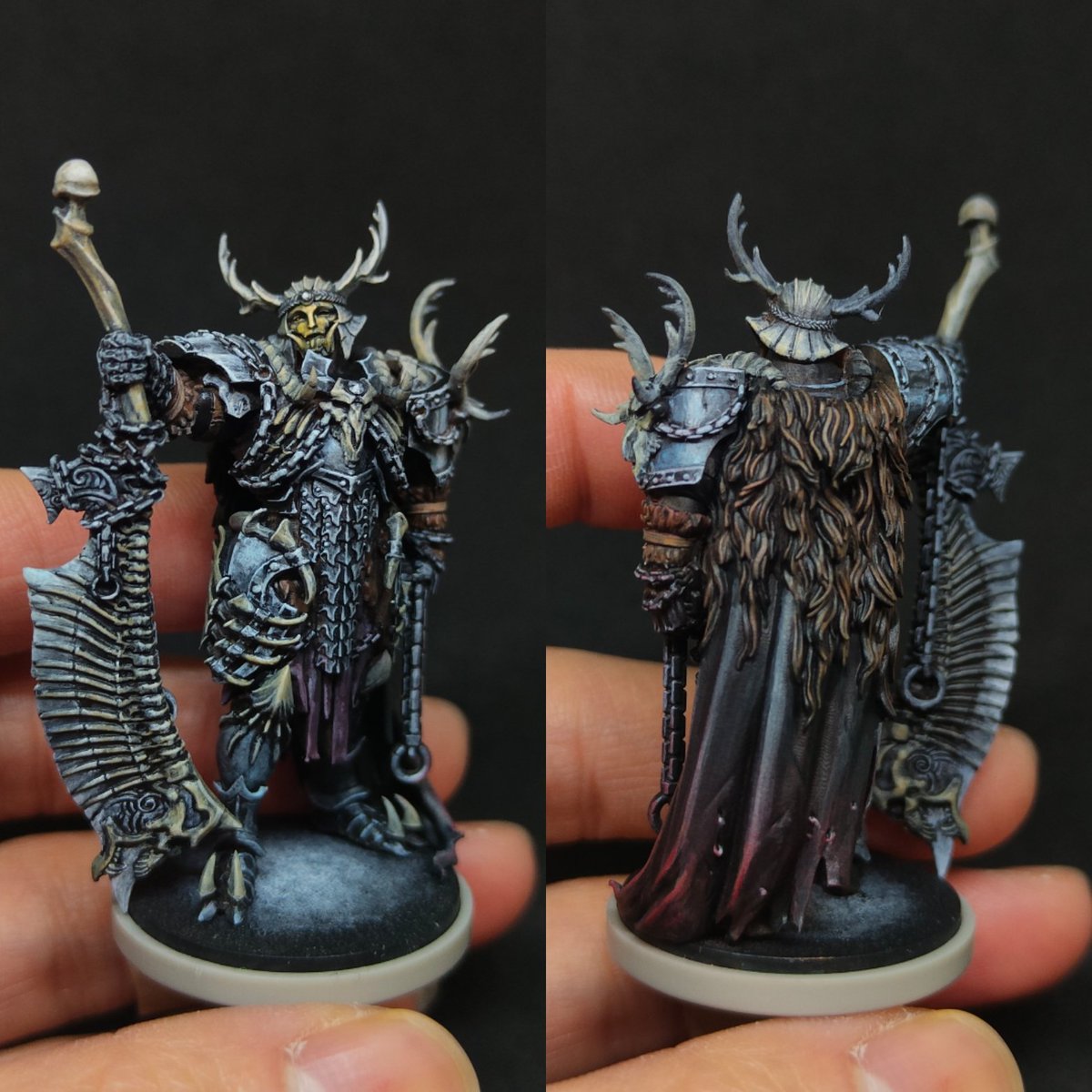 Blacklsylive's tweet photo. Forsaker
#miniature #miniaturepainting #paintingminiatures #kingdomdeath #deathhigh #KingdomDeathMonster #kingdomdeathminiatures #paintingkingdomdeath https://t.co/L99bid7XRF