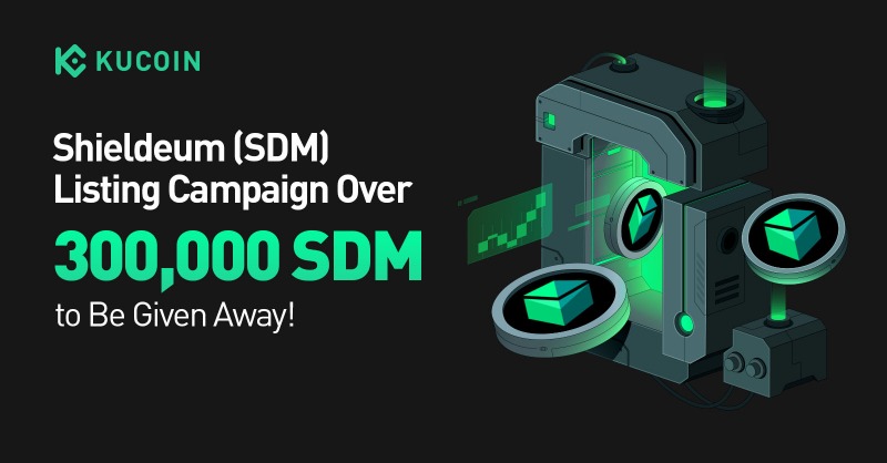 kucoincom's tweet photo. 🛡️ Your shield in the crypto universe!

🎉 Celebrate @Shieldeum listing on #KuCoin with over 300,000 $SDM up for grabs! ⚔️

Be part of the action and secure your share now! 🚀