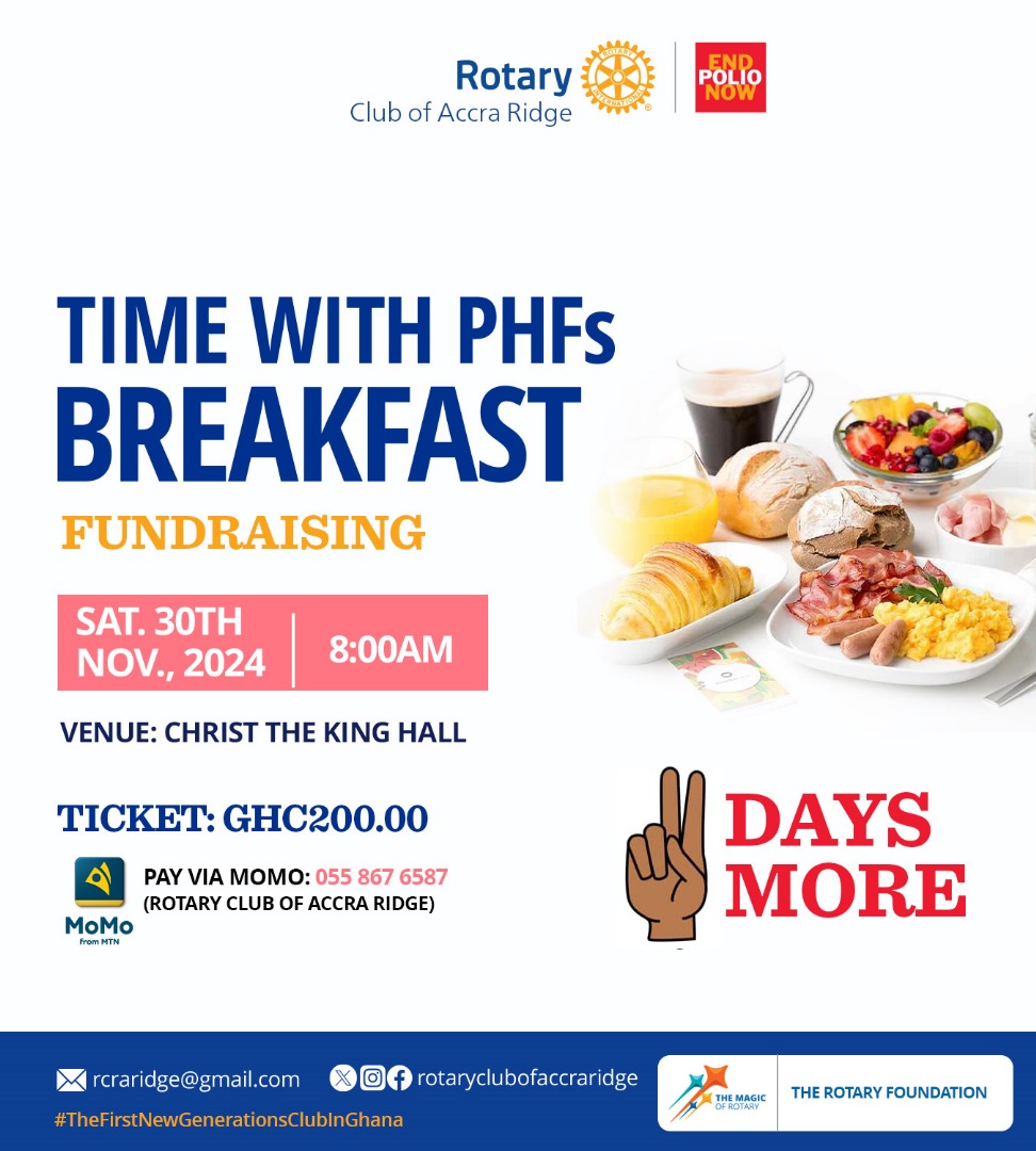 rcaridge's tweet photo. *ARE YOU READYYYY???*
Do you have your tickets ποΈ yet?
It's all about *The Rotary Foundation* on Saturday, and you know we always love to see you π
#ThisIsAccraRidge #TheFirstNewGenerationsClubInGhana #EndPolioNow
#RotaryDistrict9104 #RotaryInternational https://t.co/Np8sUZ6qYg