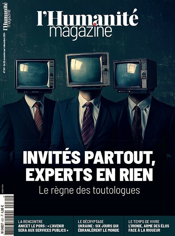 L'Humanité magazine du 28 novembre : 
🇵🇸 À Gaza, une pluie de souffrances
📚 Les pépites du Salon du livre et de la presse jeunesse
🇺🇦 Ukraine : six jours d’escalade guerrière
🎙️ Anicet Le Pors, bâtisseur et ancien ministre de la Fonction publique