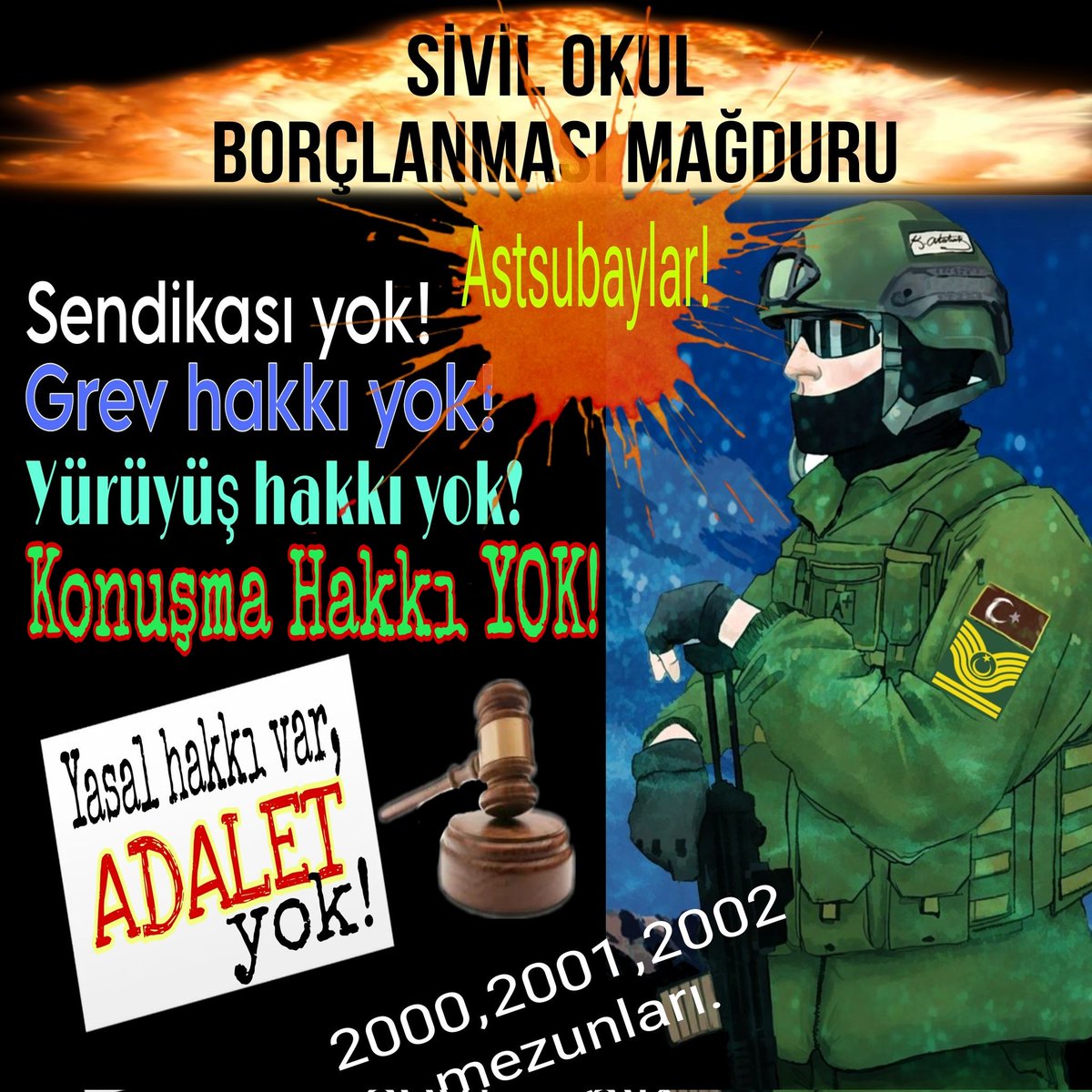 Ferhat Bey (@ferhat___bey) on Twitter photo <a href="/esmeray_nalan/">EYTADER NalanESMERAY</a> <a href="/drmetinilhan40/">Dr. Metin İlhan</a> Sayın <a href="/esmeray_nalan/">EYTADER NalanESMERAY</a> hanım. Sesimize ses olduğunuz sizden Allah razı olsun. Bu durum sona erse de bu unutulmayacak sınız. Sivil Okul Borçlanması mağduru astsubaylar adına teşekkür ederim .
#ÜniformalıSGKmağdurları <a href="/esmeray_nalan/">EYTADER NalanESMERAY</a> <a href="/drmetinilhan40/">Dr. Metin İlhan</a> Sayın <a href="/esmeray_nalan/">EYTADER NalanESMERAY</a> hanım. Sesimize ses olduğunuz sizden Allah razı olsun. Bu durum sona erse de bu unutulmayacak sınız. Sivil Okul Borçlanması mağduru astsubaylar adına teşekkür ederim .
#ÜniformalıSGKmağdurları
