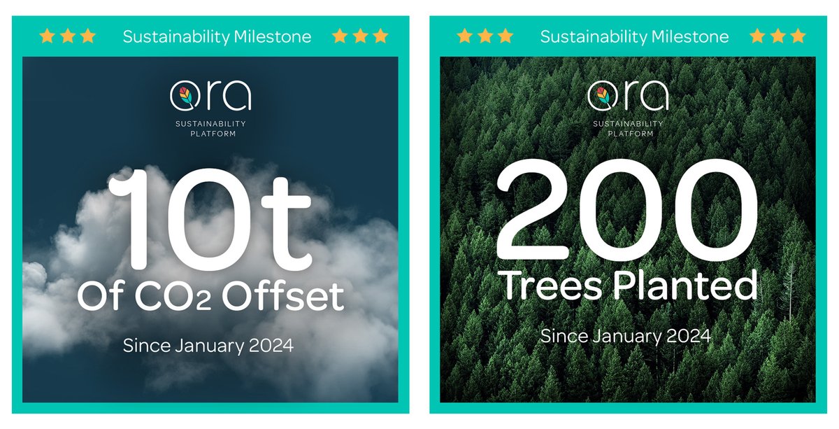 As part of our Grant Project Zero carbon reduction programme, we are striving to be more sustainable by working closely with our suppliers, such as PinkSheep &amp; so far this year, we have planted over 200 trees through their Ora Sustainability Programme!   bit.ly/GrantCSR