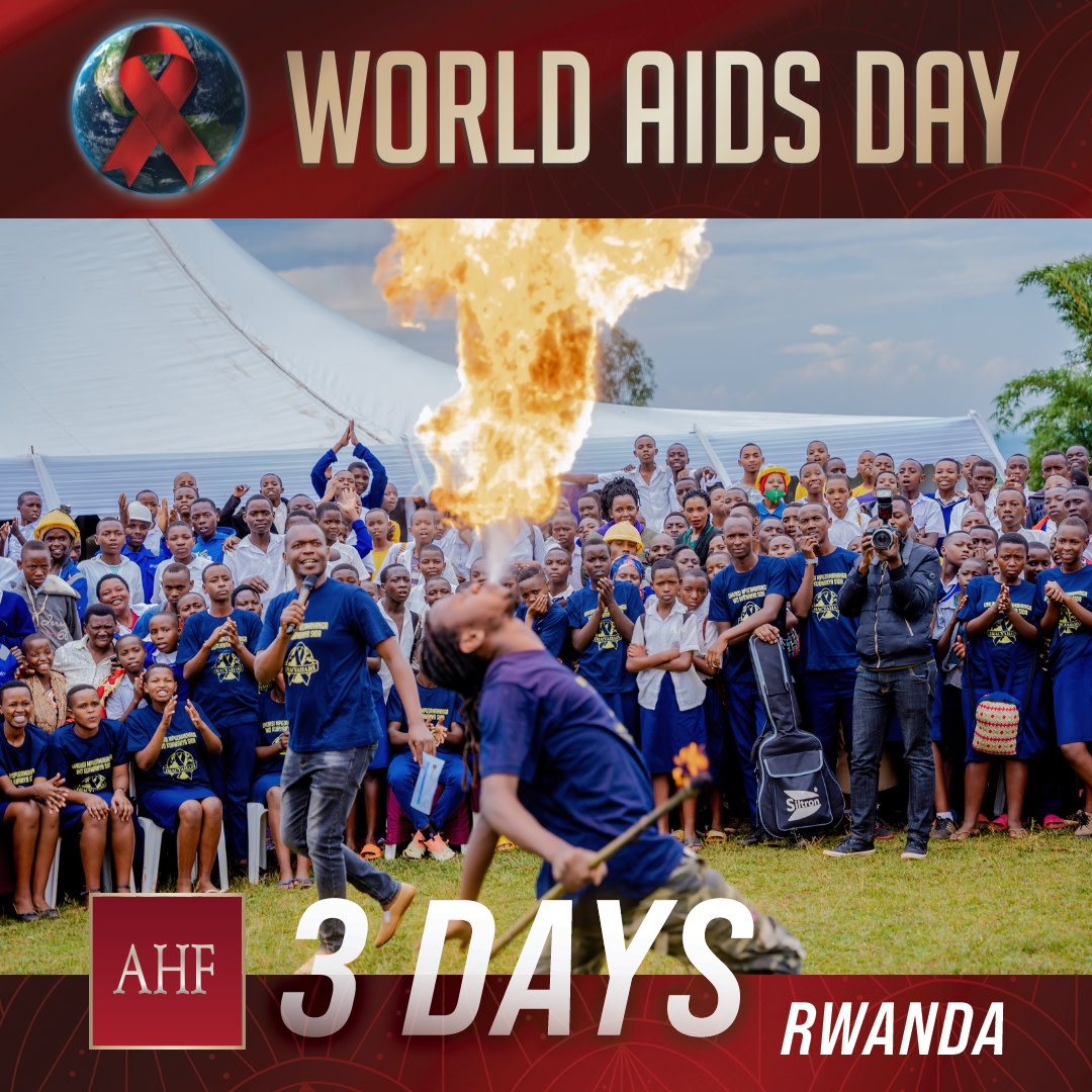 📅 3 days to World AIDS Day!
In 2024, AHF conducted over 4 million HIV tests across 46 countries, helping people know their status and take charge of their health. Every test is a step closer to defeating HIV/AIDS globally. Together, we’re making progress. 🧡