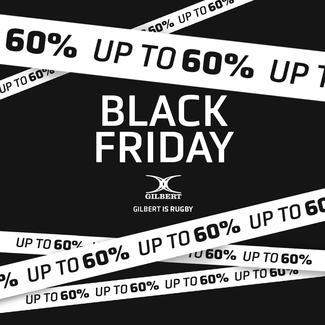 You read that right...

Get up to 60% off in our #BlackFriday deals!! 
From boots to clothing, it's a rugby fans dream right here 😍🏉

🛒: gilbertrugby.com/collections/sa…