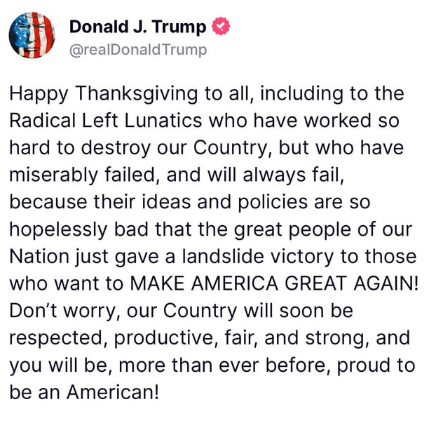 MAGACoinX's tweet image. Happy Thanksgiving from the President Donald J. Trump—leading the MAGA movement with strength and gratitude for this great nation! 🇺🇸🦃