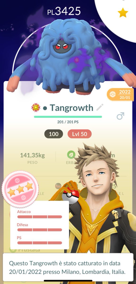 SpikeDouble93's tweet photo. Shadow Hundo Tangrowth maxed out 💯✅
#PokemonGO #pokemonGoApp #Tangrowth https://t.co/4TCBS9sdxG