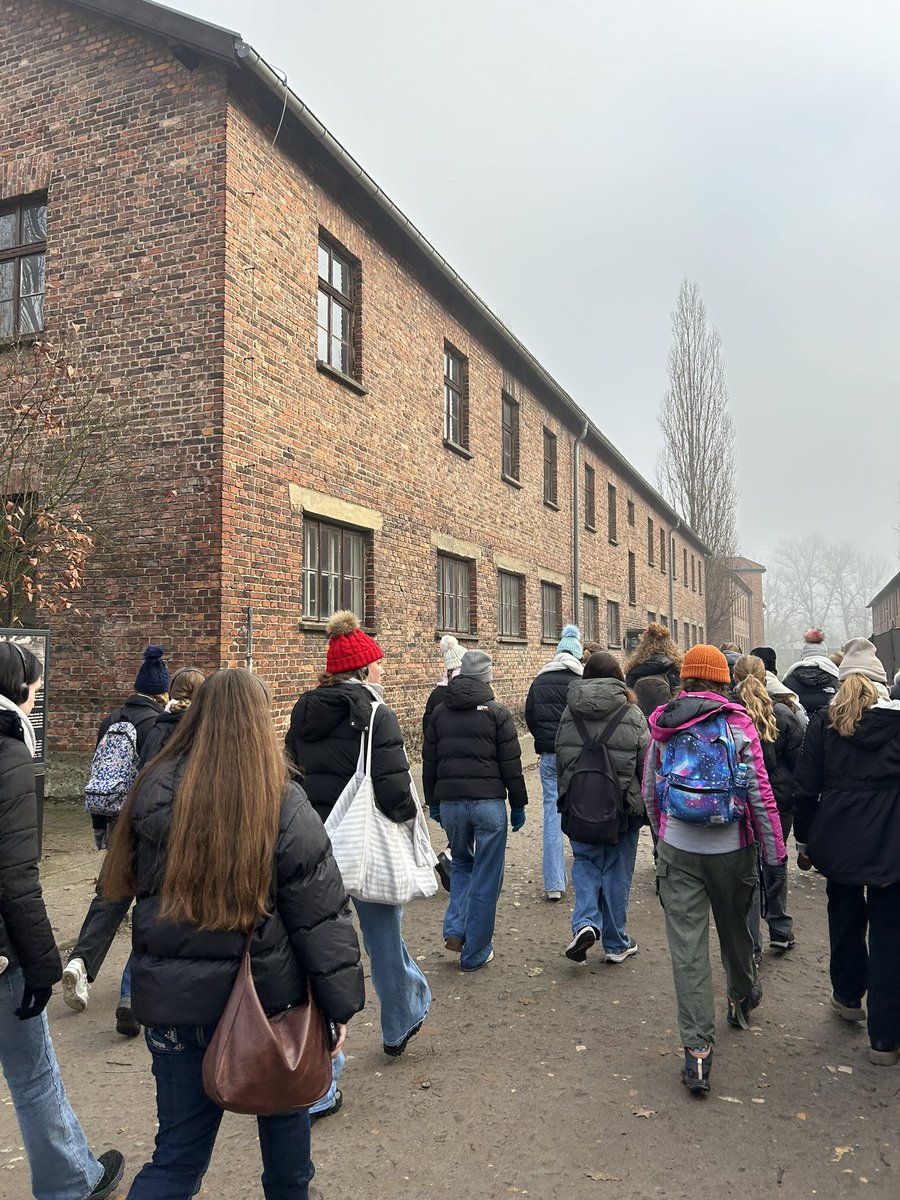 Miss_Paterson2's tweet photo. Yesterday, we visited Auschwitz-Birkenau, a profoundly moving experience. Our incredible guide shared her personal story, as her own uncle tragically lost his life there. We are so grateful for her powerful storytelling and the chance to reflect on this important history. https://t.co/zT1o2YnjAX