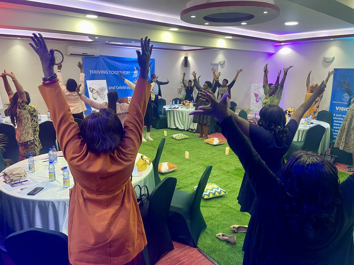FOWODE_UGANDA's tweet photo. Happening now: Our Annual Sisterhood Forum under the theme, “Promoting Wellness and Self-care for a Rejuvenated Women’s Movement.”
Cognizant of the challenges & pressures faced by women movement actors, it’s important to prioritize wellness & self care.
#SisterhoodForum24 #HerWellnessFirst