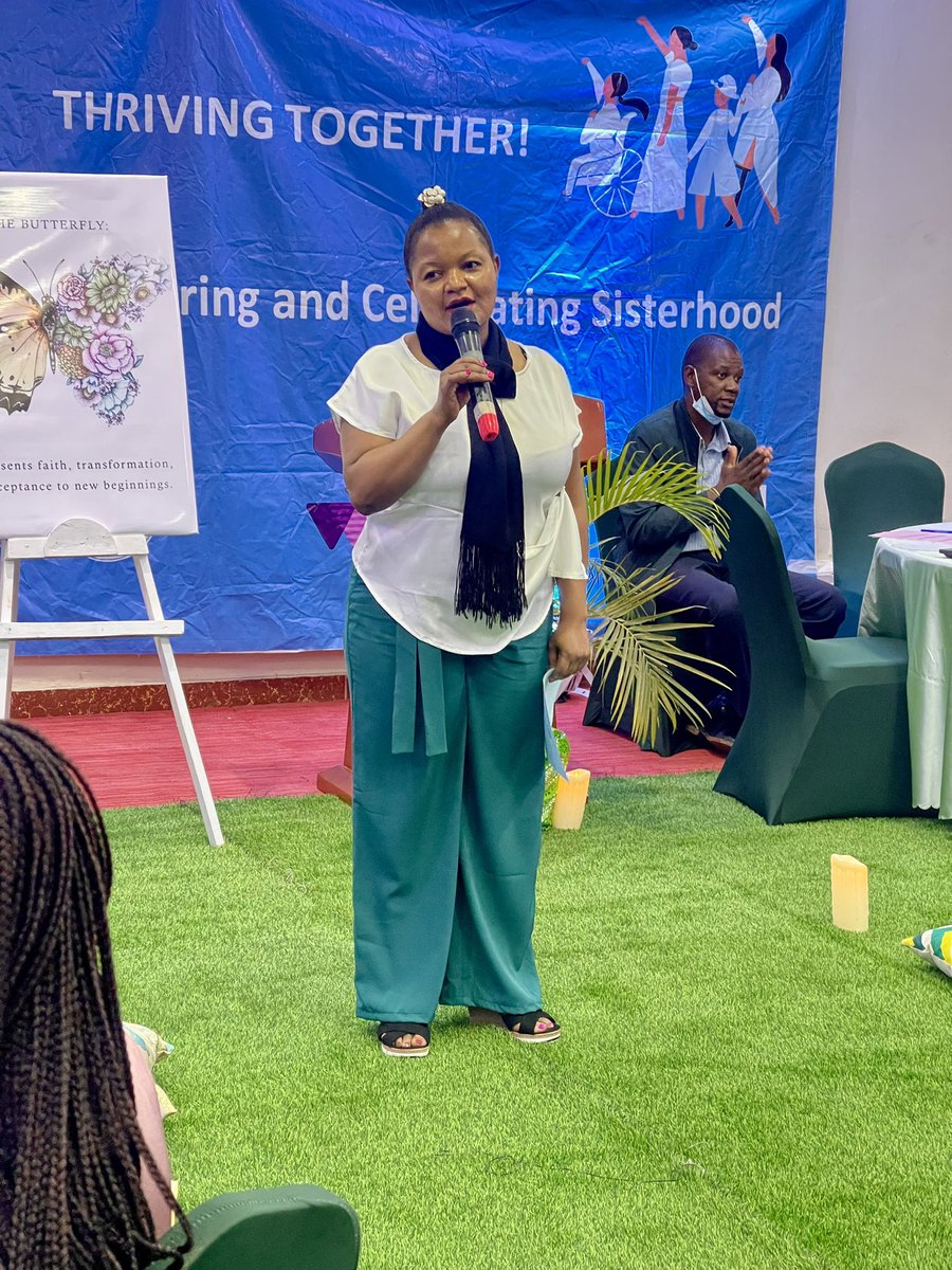FOWODE_UGANDA's tweet photo. Happening now: Our Annual Sisterhood Forum under the theme, “Promoting Wellness and Self-care for a Rejuvenated Women’s Movement.”
Cognizant of the challenges & pressures faced by women movement actors, it’s important to prioritize wellness & self care.
#SisterhoodForum24 #HerWellnessFirst
