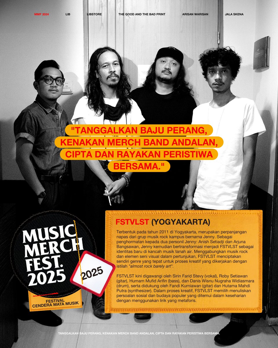merch_fest's tweet photo. Rupa,
artikel spesial dari @FSTVLST yang rilis di MMF. Silakan dipinang, dan cermati durasi masa PO dan seluruh informasi yang sudah tertera di situ ya.

Sikat cepat! https://t.co/xphx7sa0Dd