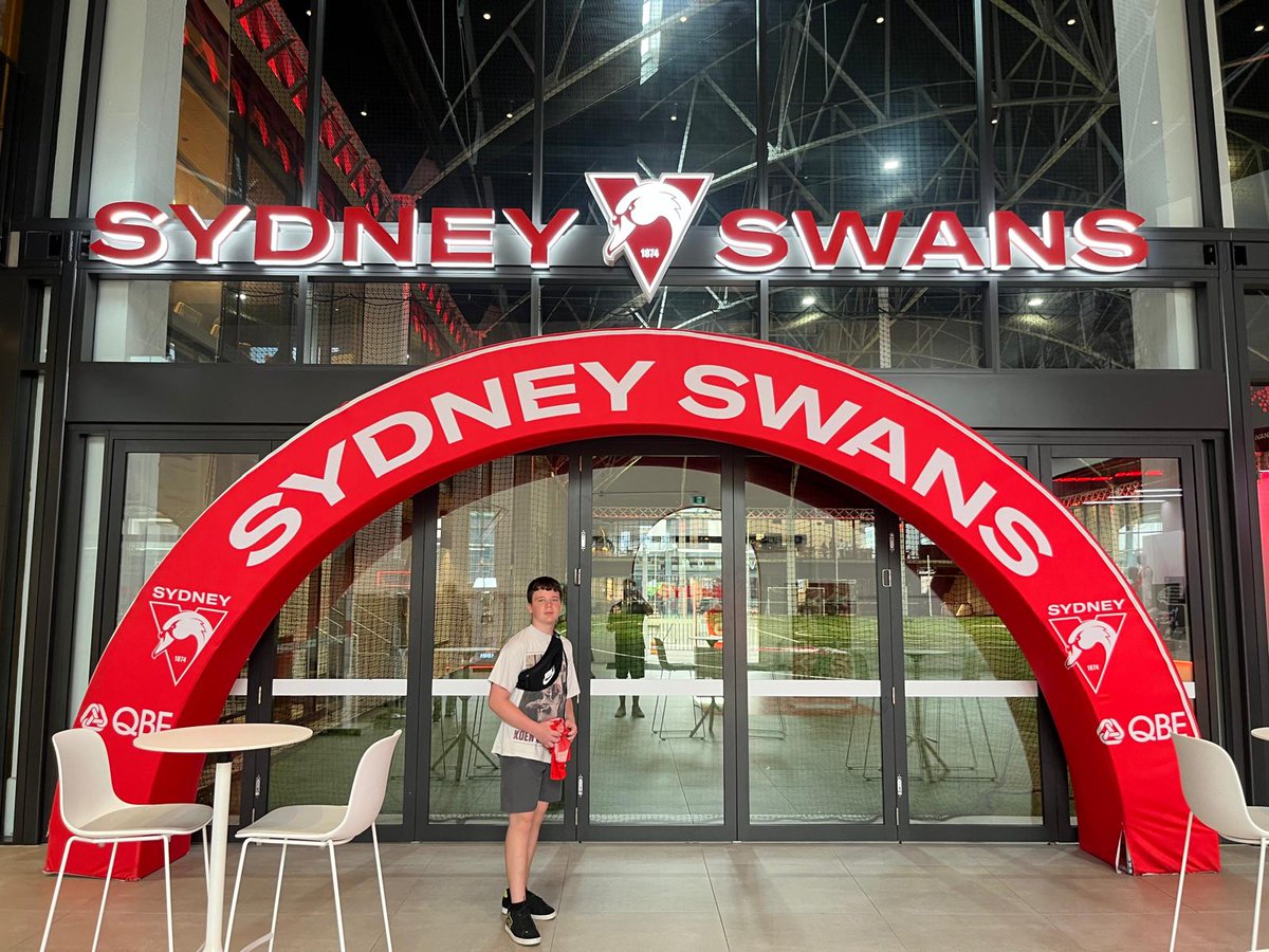 Huge thanks to Natalia and Paris from the Sydney Swans for showing our student Alex around HQ today! What an incredible opportunity to experience life as a pro AFL player. Go Swannies! 🦢 ❤️🏉 #coreenschool <a href="/TimLorking/">Tim Prerau-Lorking</a>