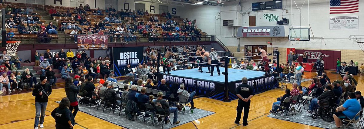 besidethering1's tweet photo. We had a great wrestling event at Happy Valley High School in Elizabethton, TN. Where would you like to see Beside The Ring Wrestling live in the future? Happy Thanksgiving! https://t.co/j5oGYyL5uF