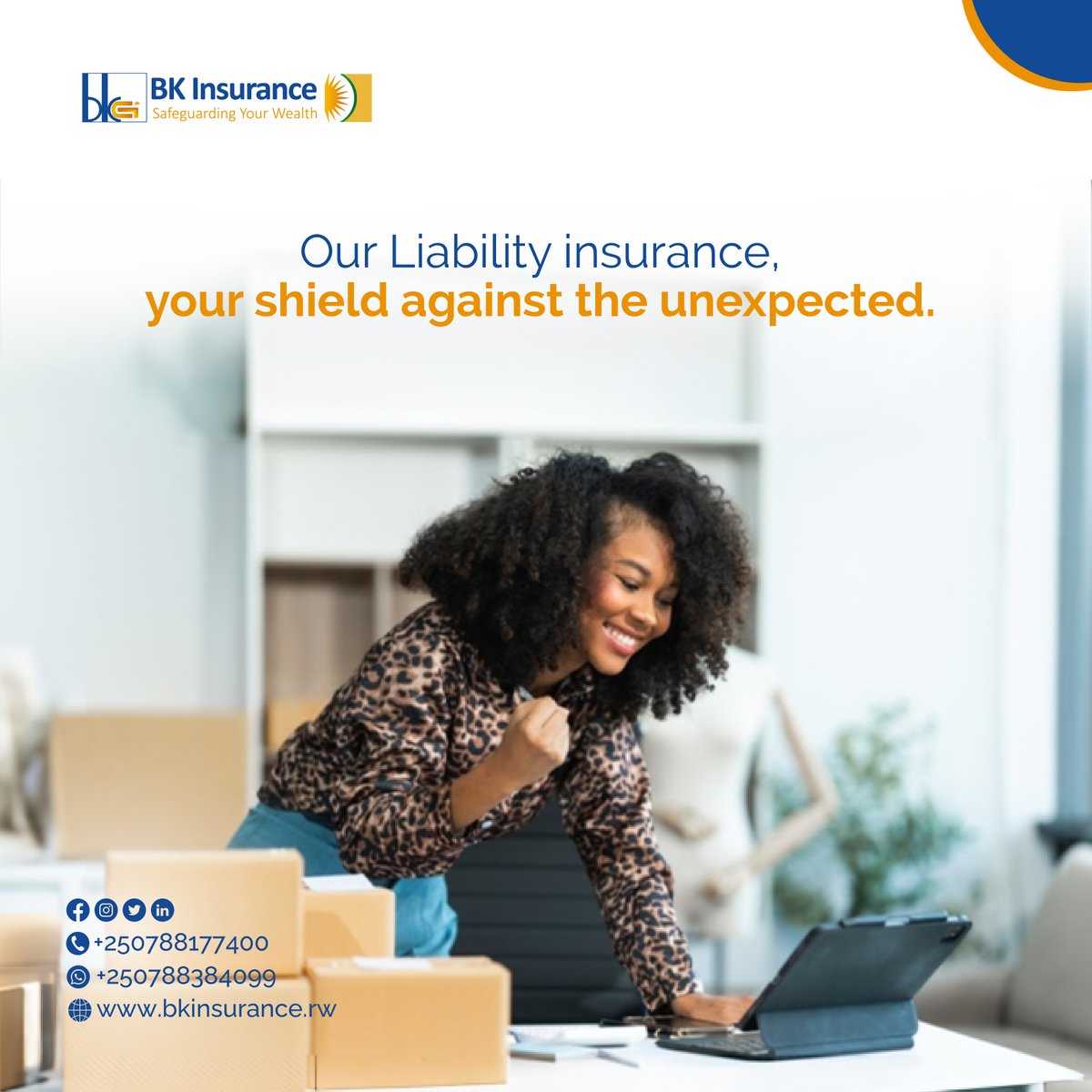 bkinsuranceltd's tweet image. Liability insurance protects your business from unexpected legal claims. 
Stay covered with BK Insurance.
Contact us today at (+250) 788177400), or text us on 0788 384 099 to get started!

#liabilityinsurance
#businessprotection
#bkinsurance
#protectyourself
