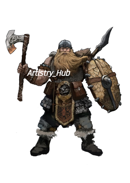 artistry_hub_1's tweet photo. Meet Thorgar, the fearless dwarf warrior who wields his axe and shield with unyielding might. 🛡️⚔️ #FantasyArt #Thorgar #CharacterDesign #DigitalArt #DwarfWarrior #EpicAdventure #dnd #ttrpg #RPGArt #TabletopArt #DwarfWarrior #CharacterArt https://t.co/Fn783AO5sI