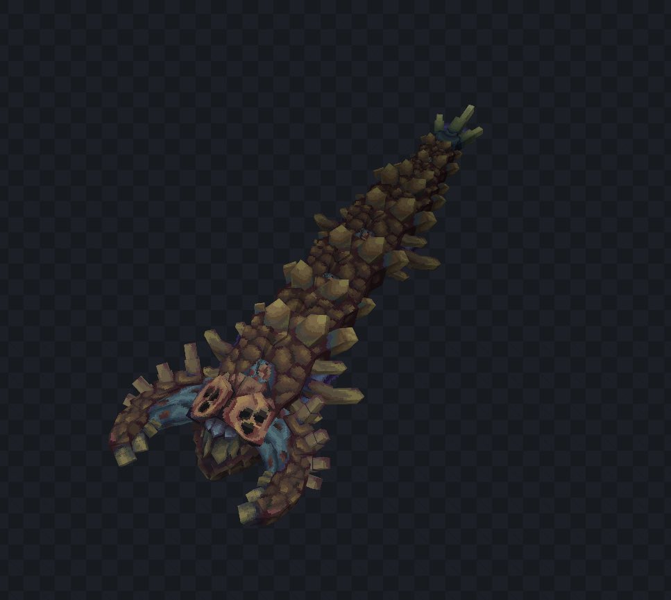 灾厄boss
#blockbench #lowpoly  #Minecraft #Terraria