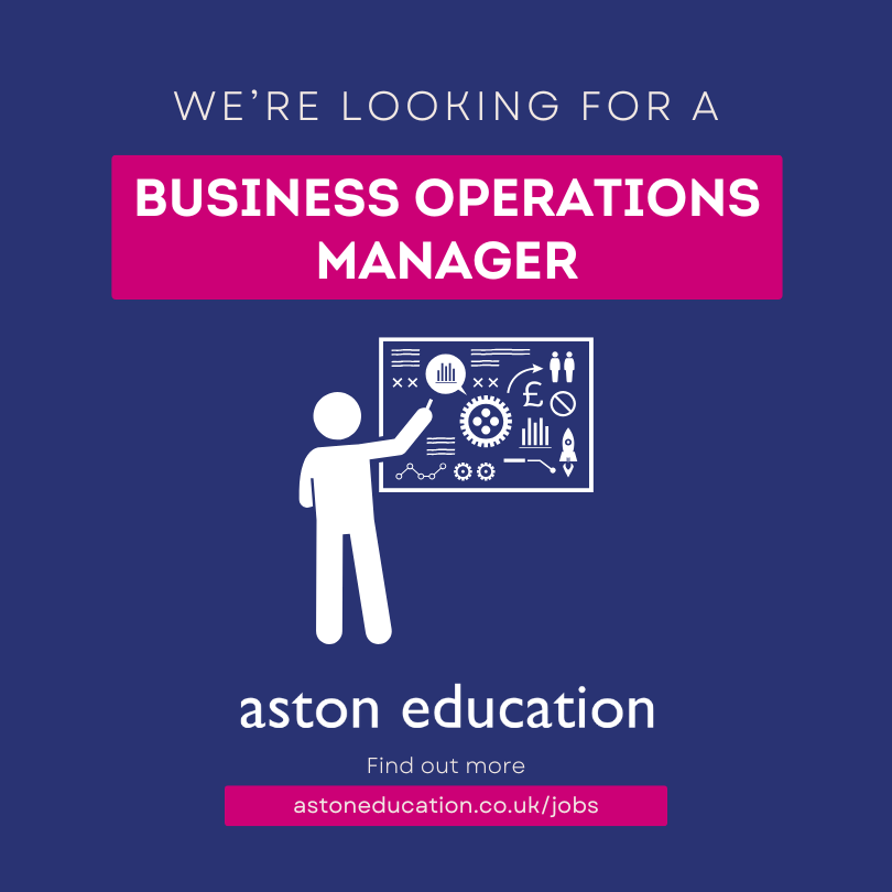 aston_education's tweet photo. π Drive Success Behind the Scenes as Business Operations Manager!
Annual Salary: Β£58,902 - Β£68,114 + LGPS Pension
Apply π https://t.co/ROVCU0cucX
#BusinessOperationsManager #SchoolBusinessManager #EducationJobs #LeadershipRoles #LondonJobs #AstonEducation https://t.co/97mownu5TU