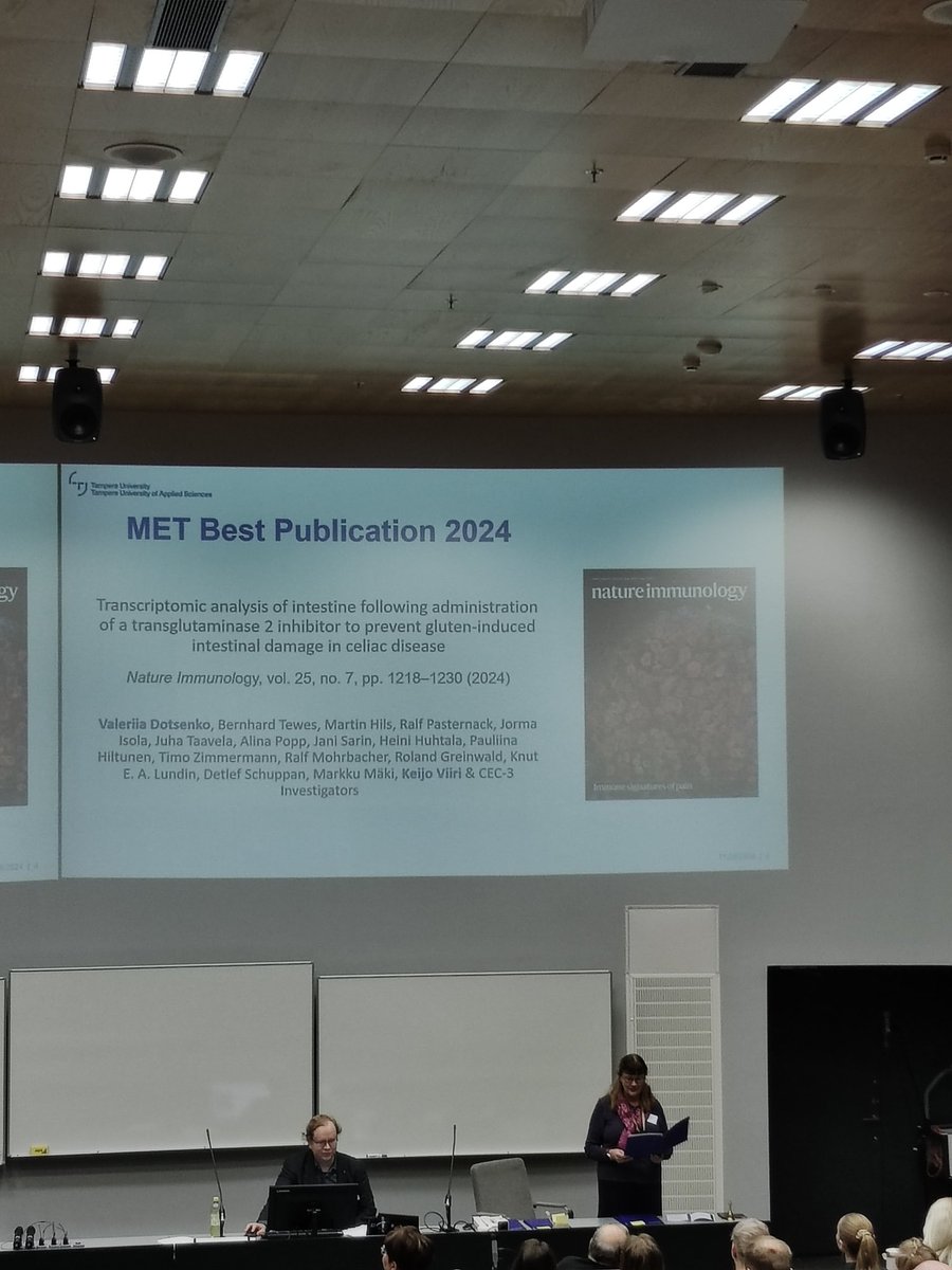 Congratulations to Valeriia for winning best thesis award at #METresearchday @TampereUniMET 🏆 And congratulations to Valeriia and <a href="/kviiri/">Keijo Viiri</a> for winning best publication 🏆🏆💐