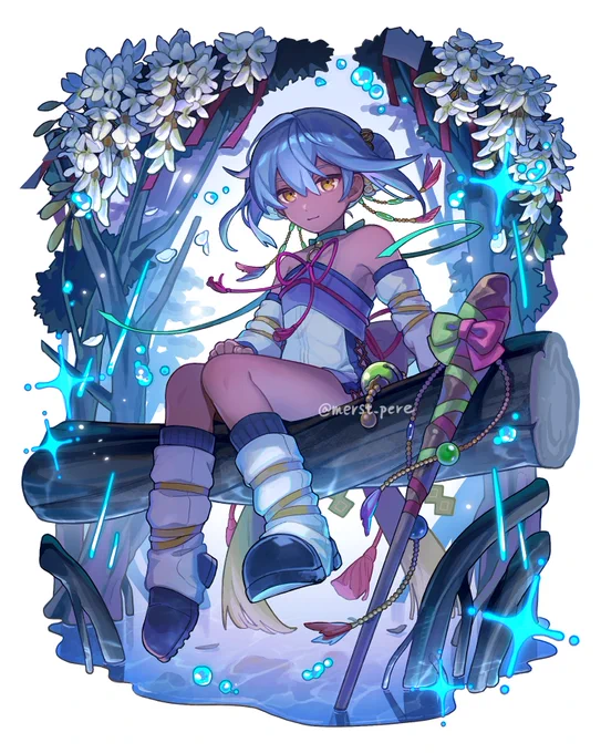 進化応援最終回の時に描いたナターシャさん加筆修正した…自分用にアクスタも注文できたので届くの楽しみ 