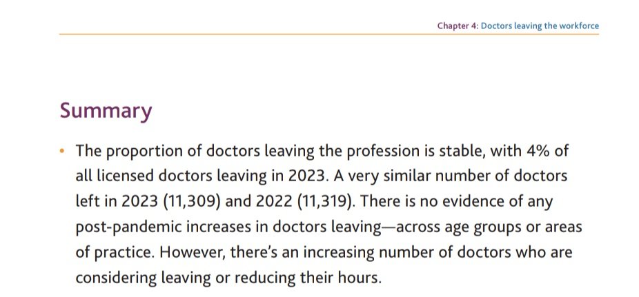 Lots of useful data to unpick here for those interested in medical education, as the GMC publish their workforce report,

'The state of medical education and practice in the UK: workforce report 2024' <a href="/gmcuk/">GMC</a>
 gmc-uk.org/news/news-arch…