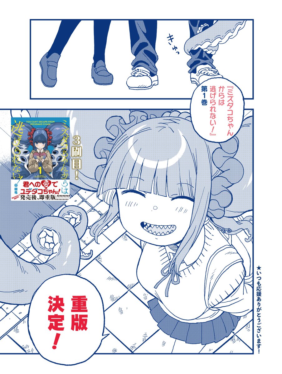 大人気御礼 】 眼亀先生 @okbnkn 『ミズダコちゃんからは逃げられない