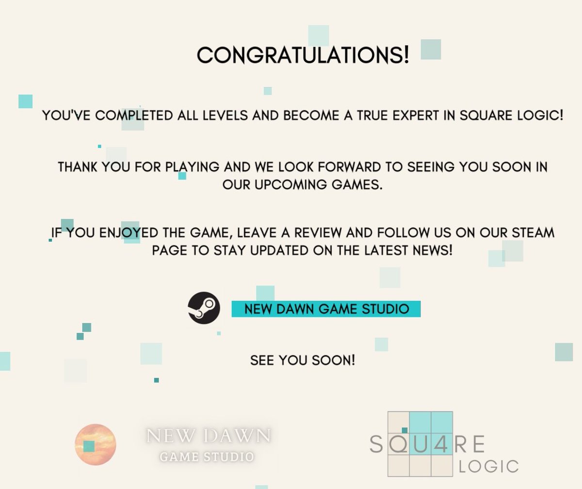 yawakaza488sai's tweet photo. #SQUARELOGIC
クリアしました https://t.co/FWdbkAxQns