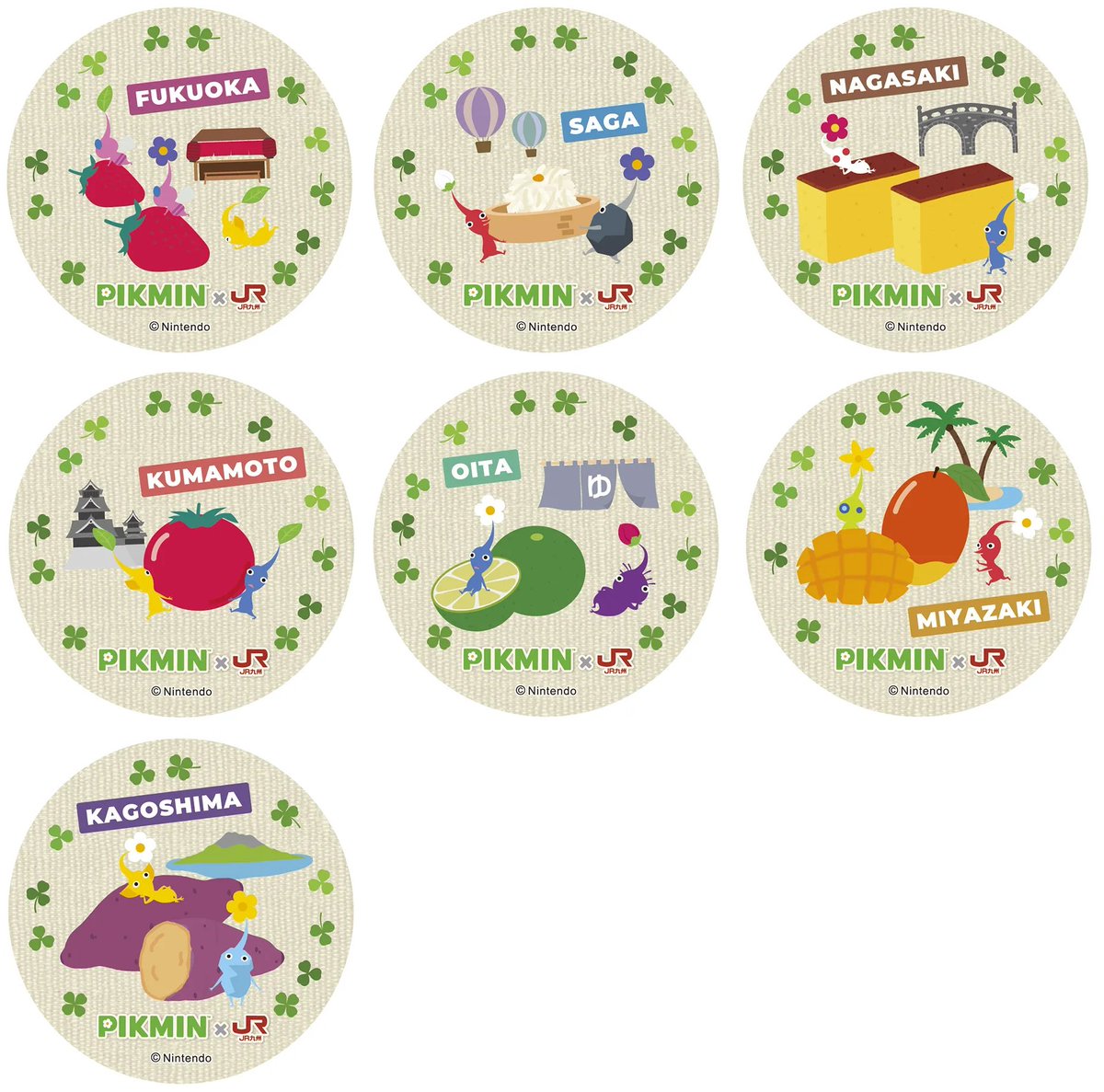 PIKMIN × JR九州」のオリジナルグッズの詳細情報(一部)が公開