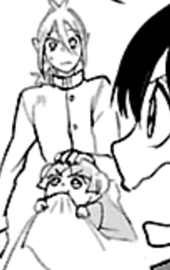 just looking back through old chapters....shes eating him... 