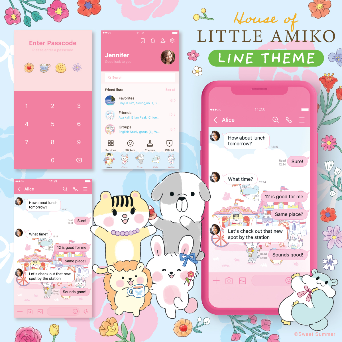 littleamiko's tweet image. Little Amiko เองก็มีธีมไลน์ใหม่เหมือนกันนะคะ
เป็นธีมหวานชวนฝันเหมือนแพลนเนอร์ปีนี้เลยค่ะ &amp;gt;&amp;lt;

สามารถสั่งซื้อและดาวน์โหลดได้แล้วที่ &amp;gt;&amp;gt;&amp;gt; bit.ly/3V0esKP

#sweetsummer #littleamiko #linetheme
