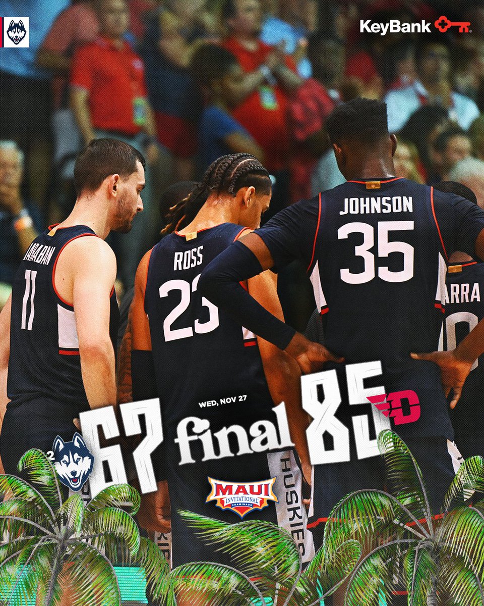 UConnMBB's tweet photo. Final from Lahaina https://t.co/6W9my8sRNW