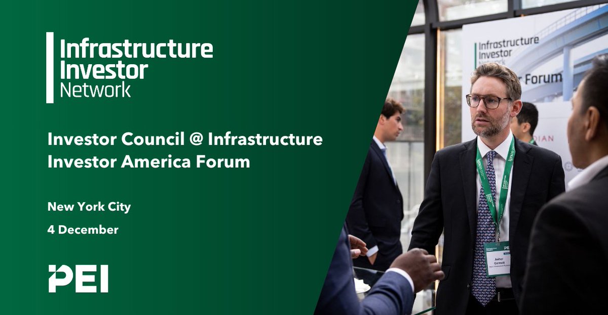 Join Infrastructure Investor Network on 4 December for an LP-only investor lunch. Connect with fellow investors during the Infrastructure Investor America Forum. 

RSVP: okt.to/5ZYEj2

#InfrastructureInvestorNetwork #IIAmericaForum #LPLunch