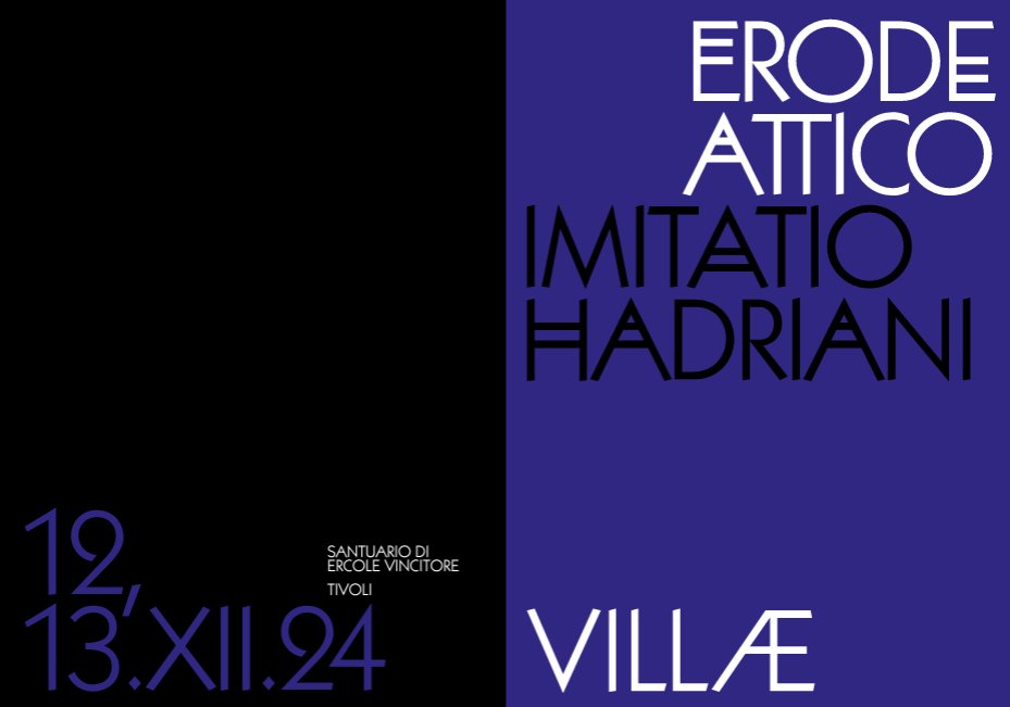 So excited to attend and participate!

GIOVEDÌ 12 DICEMBRE
Erode Attico benefattore nel mondo greco
14.20

CAROLE RADDATO (Ricercatore indipendente) “Herodes used to walk here”...  the physical benefactions of Herodes Atticus in Greece